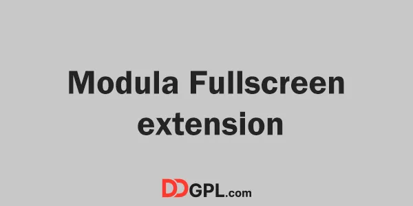 Modula Fullscreen Extension download