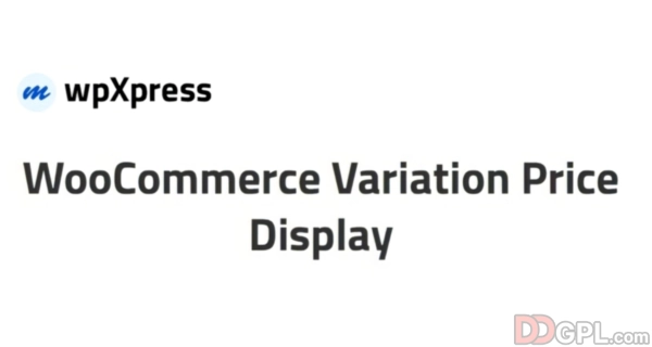 WooCommerce Variation Price Display