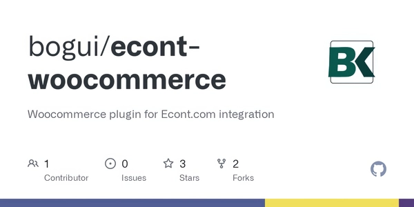 Econt Express WooCommerce shipping method