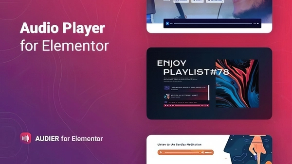 Audier - Audio Player with Controls Builder for Elementor