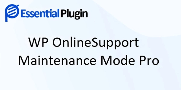 WP OnlineSupport Maintenance Mode Pro