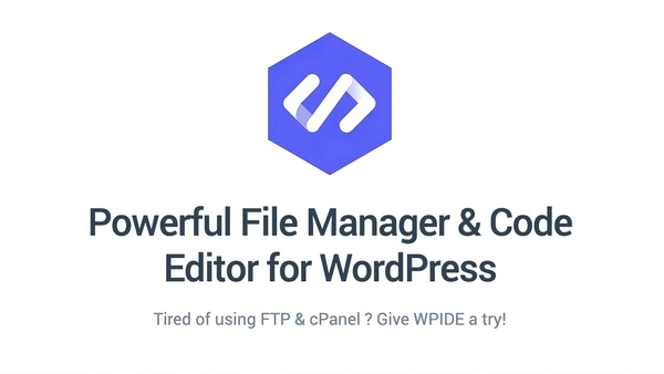 WPIDE File Manager & Code Editor Premium