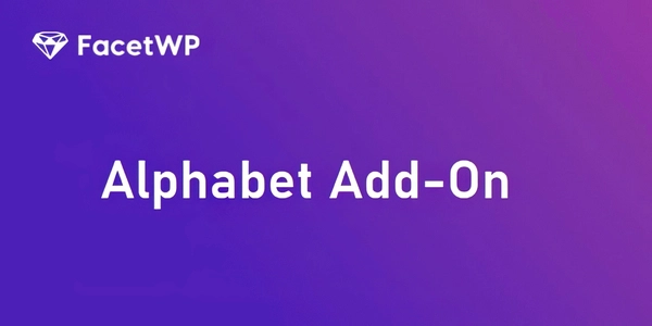 FacetWP Alphabet Add-On 1.3.9