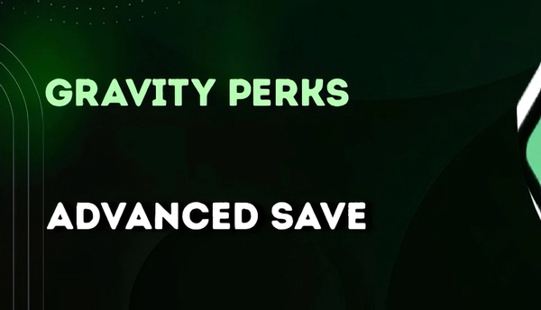 Gravity Perks Advanced Save & Continue