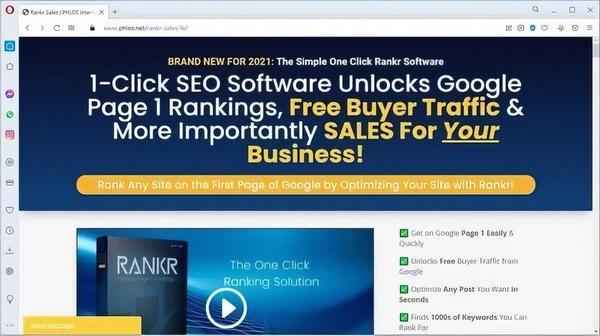 Rankr: Click SEO Software Unlocks Google Page 1 Rankings 1.0