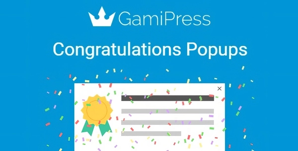 GamiPress Congratulations Popups