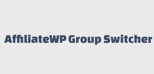 AffiliateWP Group Switcher