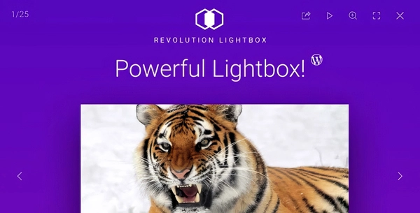 Revolution Lightbox WordPress 3.0