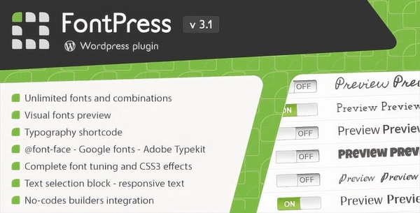 FontPress – WordPress Font Manager 3.3.9