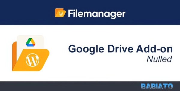 File Manager Google Drive Addon Premium 1.7