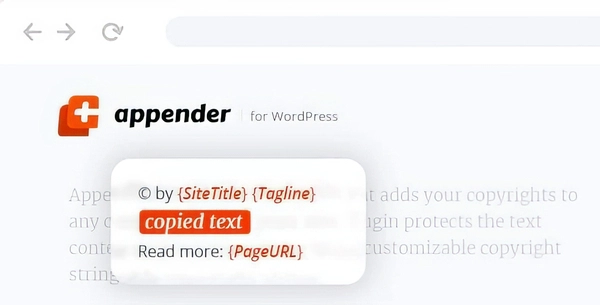 Appender – Copycat Content Protection for WordPress 1.0.2