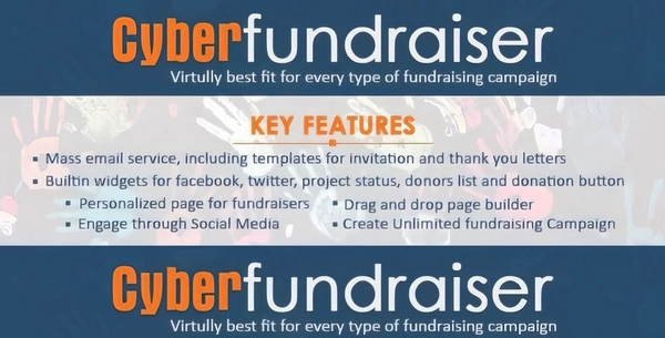 Cyber fundraiser - Online Fundraising Campaign Tool