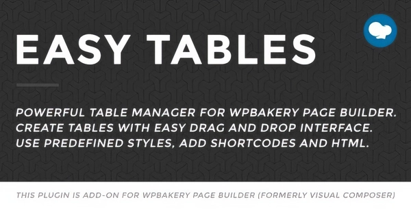 Easy Tables for WPBakery