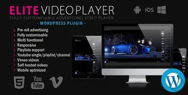 Elite Video Player WP Plugin
