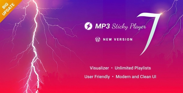MP3 Sticky Player WordPress Plugin 7.5.1