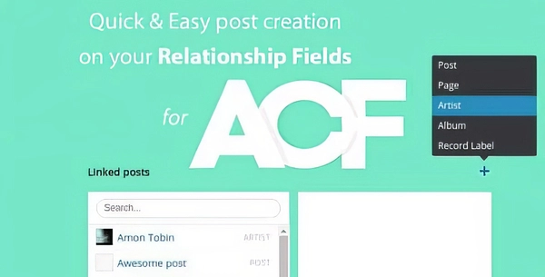 Quick and easy Post creation for ACF Relationship Fields PRO 3.2.2