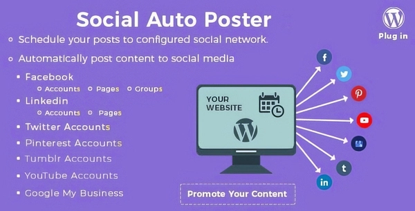Social Auto Poster WP Plugin