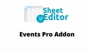 WP Sheet Editor Events Pro