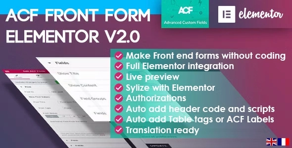 ACF Front Form for Elementor 2.6.19